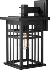 zeyu Farmhouse Outdoor Wall Light Fixture, 16 Inch Exterior Wall Sconce Lighting for Patio House, Die-Cast Aluminum | Lumora