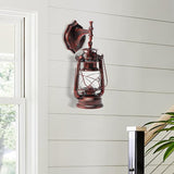 Brass Retro Wall Lamp – Vintage Industrial Sconce with E27 Socket, 5W Max - Outdoor Light Socket | Lumora
