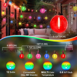 LAMPHOME LED Outdoor String Light, 26Feet Patio Lights with 12+1 Edison Shatterproof Bulbs(1Spare), UL Waterproof | Lumora