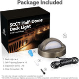 LEONLITE Update 5CCT LED Low Voltage Deck Lights, 180LM 3.74inch Landscape Step Railing Fence Light, 12-24V AC/DC | Lumora