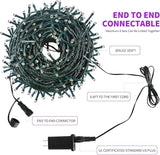 105FT 300LEDs Christmas Lights Outdoor Indoor 8 Modes for Christmas Tree Party Decoration, 100% UL Listed (Purple | Lumora