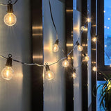 100Ft Chirstmas LED G40 Globe Outdoor String Lights Waterproof Patio Lights with 52 Shatterproof Warm White Bulbs | Lumora