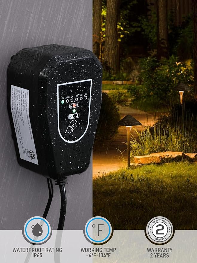 LEONLITE All-in-ONE LED Landscape Lighting Kit, 8-Pack Low Voltage Pathway Lights, 60W Transformer, 100FT 16/2 AWG | Lumora
