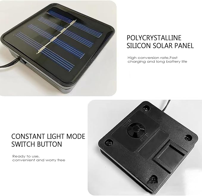 FANFX Christmas Solar Powered Lights, Pathway Markers Walkway Lights with Automatic Charging/Lighting, Xmas Waterproof Decorations for Outdoor Pathway Garden Yard Patio（5PCS Santa）