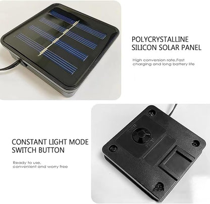 FANFX Christmas Solar Powered Lights, Pathway Markers Walkway Lights with Automatic Charging/Lighting, Xmas Waterproof Decorations for Outdoor Pathway Garden Yard Patio（5PCS Santa）