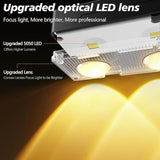 Solar Fence Lights Outdoor Waterproof，12pack High Brightness LED Spot Lens Deck Lights 10 Mode & RGB Solar Powered | Lumora