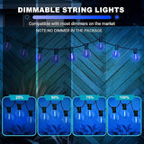 LAMPHOME LED Outdoor String Light, 26Feet Patio Lights with12+1Edison Shatterproof Bulbs(1Spare), UL Waterproof | Lumora