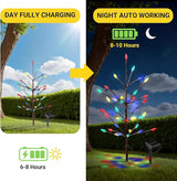 2 Packs Solar Holiday Lights, 80 LED Holiday Decorations Outdoor Solar Garden Lights, Waterproof Strawberry Pathway | Lumora
