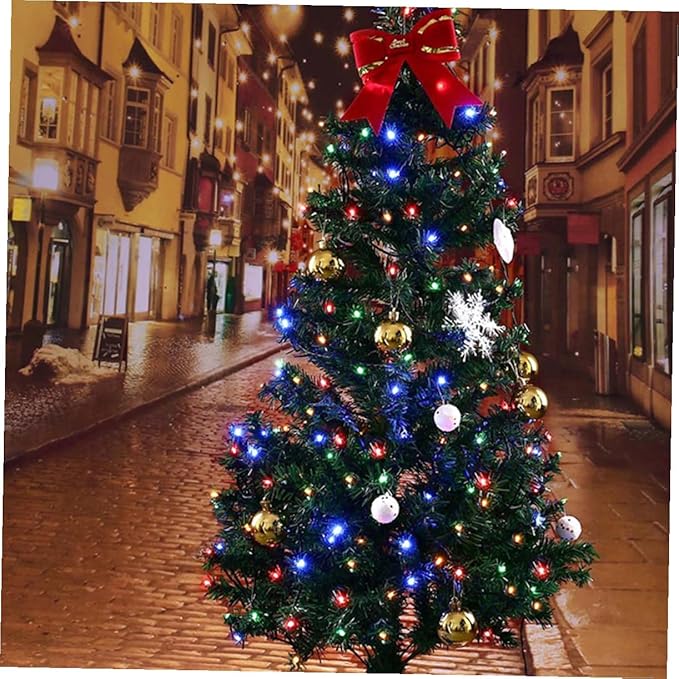2 Sets Solar Powered Outdoor LED String Lights Beads Fairy Lights for Garden Patio Xmas Wedding Party Decor Warm | Lumora