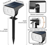 NYMPHY Solar Color Changing Lights, 7 Lighting Modes Solar Lights Outdoor Waterproof IP68, Multicolor RGB Outdoor | Lumora