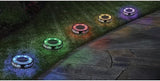 Member Marks Solar Disc Lights (5-Pack) - Ultra-Bright 30 Lumens Outdoor Garden Lights - Warm White & Color | Lumora