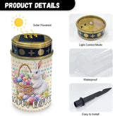 Rabbit Eggs Solar Garden Stake Lights Solar Lights Outdoor Garden for Cemetery Grave Decorations, Memorial Gift | Lumora