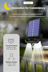Clip On Solar Motion Sensor Lights Outdoor, Waterproof 270° Wide Angle Super Bright Solar Powered Security Light | Lumora