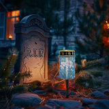 Cemetery Solar Lights for Grave, Cross Lily Pattern Outdoor Decor, Outdoor Garden Waterproof Path Lights for Night | Lumora
