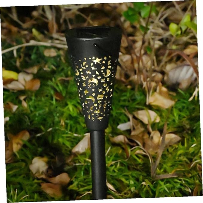 Cabilock Waterproof Solar Yard Lights Outdoor Garden Path Light Warm White Solar Scenery Lighting for Patio Lawn Decorative Ambient Illumination