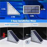 VOLISUN Solar Stair Lights 16 Pack, Solar Step Lights Outdoor, Halloween Light, LED Outdoor Step Light,Outdoor | Lumora