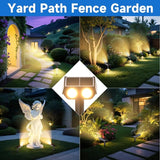 Solar Spot Lights Outdoor Adjustable Beam & PC Light Guide Column, 4 Pack Solar Lights Outdoor Waterproof IP65, 2 | Lumora