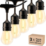 Svater Outdoor String LED Lights 200FT with 150FT S14 Commercial Grade String Lights | Lumora