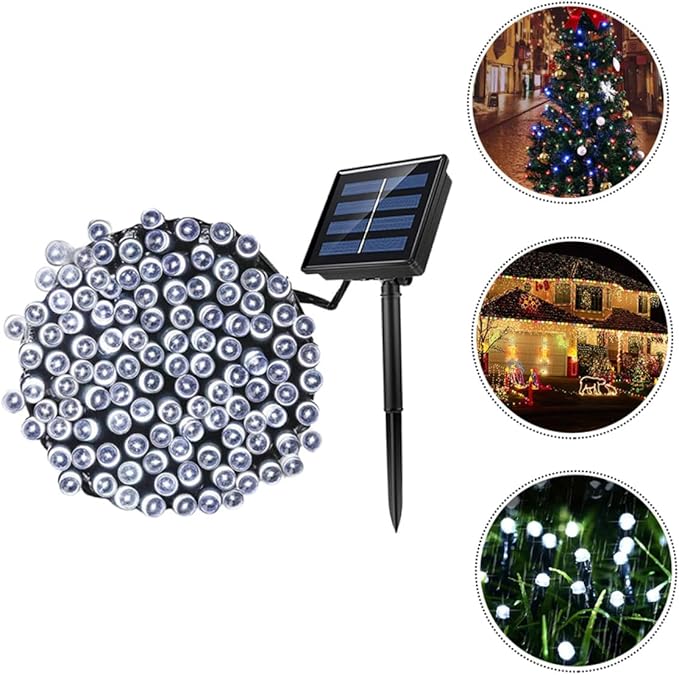 Uonlytech 2sets Led Solar String Lights Outdoor Fairy Lights for Garden Decor Auto Off Energy Efficient for | Lumora