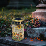 Solar Garden Stake Lights Outdoor Waterproof Cemetery Lights Sunflower Mushroom LED Lantern Cemetery Decorations | Lumora