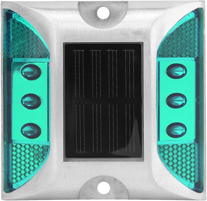 LED Solar Power Ground Marker Lights, Outdoor Driveway Road Spike Lamp, Solar - Powered LED Ground Light with 1000m | Lumora