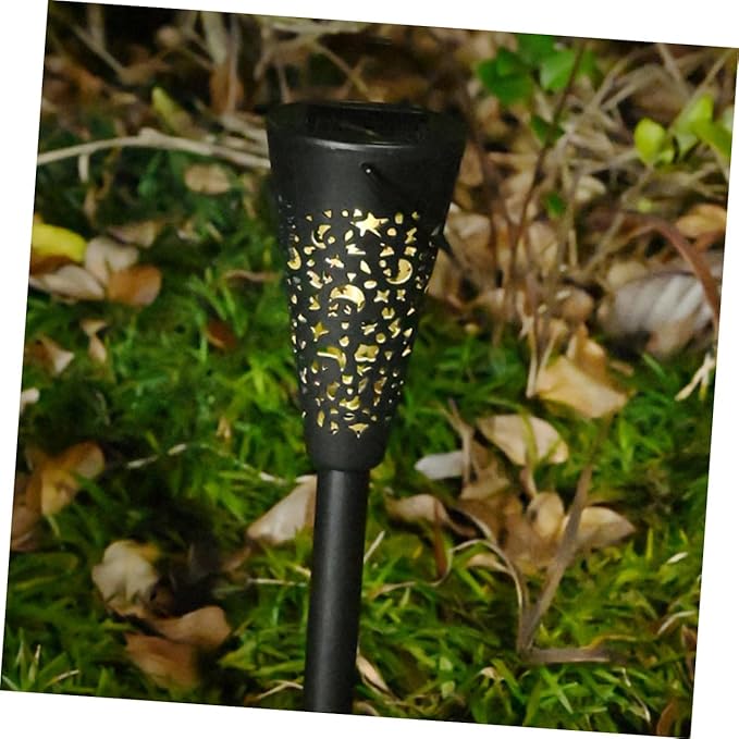 Alipis Solar Outdoor Lawn Lights Waterproof Solar Garden Path Lights Warm White Landscape Yard Lighting for Patio Lawn and Home Decoration