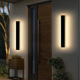 Mikeru 23.6inch Outdoor Wall Light Fixtures, 3000K/4500K/6000K Three Colors Switchable Modern Exterior Wall Sconces | Lumora