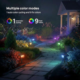 Linkind RGB Solar Christmas Lights Outdoor Spotlights IP67 Waterproof 10 Lighting Modes Solar Color Changing Lights | Lumora
