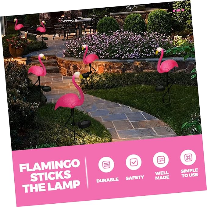 Housoutil Waterproof Solar Lights Landscape Lighting Garden Pathway Garden Landscape Lamp Decorative Lamp