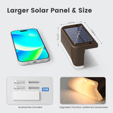 SOLPEX Solar Deck Lights Outdoor, Solar Fence Lights Waterproof LED Step Light for Outside, Garden, Stair, Patio | Lumora