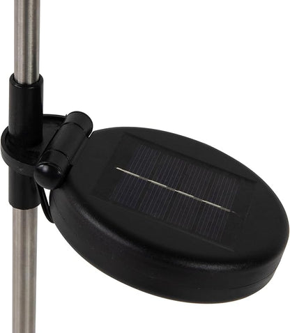 Northlight Mosaic Stained Glass Solar LED Pathway Markers 30" - Multicolor - Set of 2