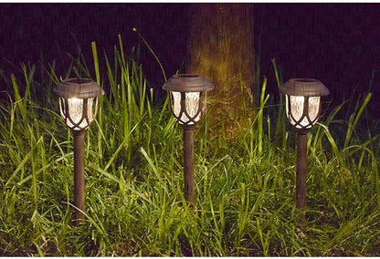 1Pc Solar Led Outdoor Route Lighting Landscape Lights Exterior Waterproof Lawn Light Garden Decoration Light for Garden, Landscape, Path, Yard, Patio, Driveway, Walkway,Warm Light