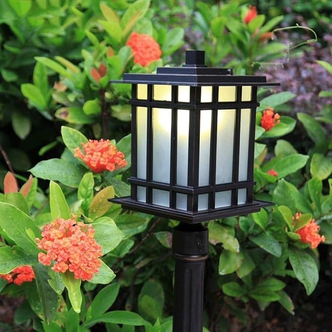 Lights Outdoor Classic Rustic Metal Outdoor Post Bollard Light IP54 Waterproof Outdoor Street Lawn Lamp Rainproof | Lumora