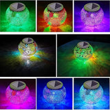 Aukora Color Changing Solar Powered Glass Ball Garden Lights, Solar Lantern Outdoor Table Lights Waterproof Led | Lumora