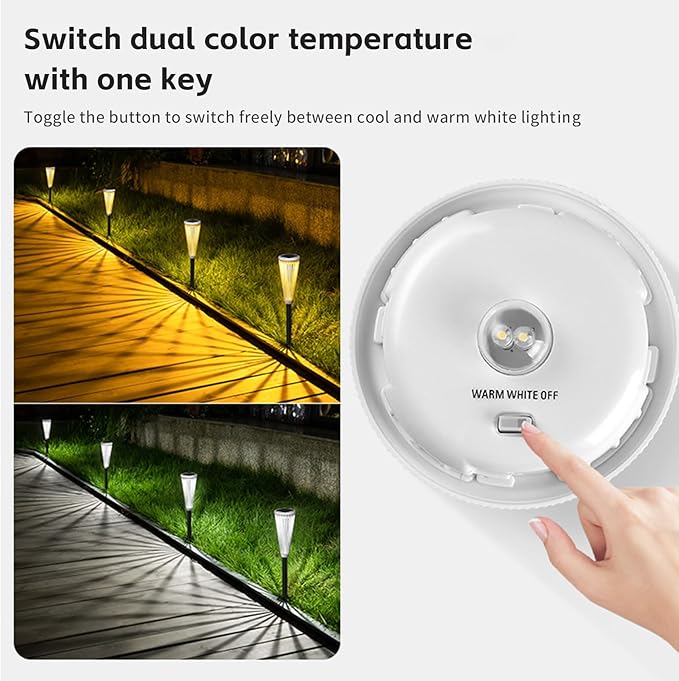 Hollow Solar Garden Lights Outdoor Landscape Courtyard Atmosphere Decorative Ground-Mounted Lawn Lights Solar Pathway Lights 4 Pack