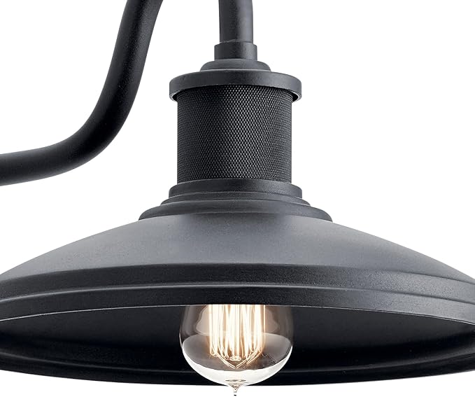 KICHLER Allenbury 12" 1 Light Outdoor Wall Light with Textured Black