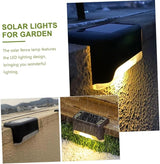 5Pcs Waterproof Solar Step Lights for Outdoor Deck LED Garden Fence Lighting Motion Sensor Solar Lights for Pathway | Lumora
