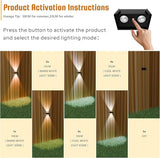 8-Pack Solar Fence Lights, Up & Down Lighting, 50LM/25LM 4 Modes (3000K/6500K), IP65 Waterproof, 1200mAh Battery | Lumora