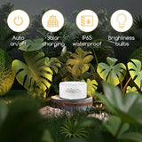 Wokyo 4 Packs Solar Ice Cube LED Light, Solar Wireless Paver Lights, 4x2.2 inch Rock Lights with 6 LED for Patio | Lumora