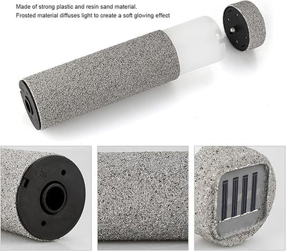 Solar Pathway Lights, Solar Outdoor Lights, Ideal Solar Power LED Light for Garden Path Courtyard Stone Lamp