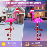 Solar Garden Lights Flamingo Decorations Outdoor Waterproof,2 Packs Solar Flamingo Light Garden Decor,Pink Flamingo | Lumora