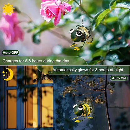 EVOLUX Solar Outdoor Frog Lights for Garden - Outdoor Statues Figurine Lights for Lawn, Patio, Balcony, Yard Ornament Cut Housewarming Gifts(1 pc)