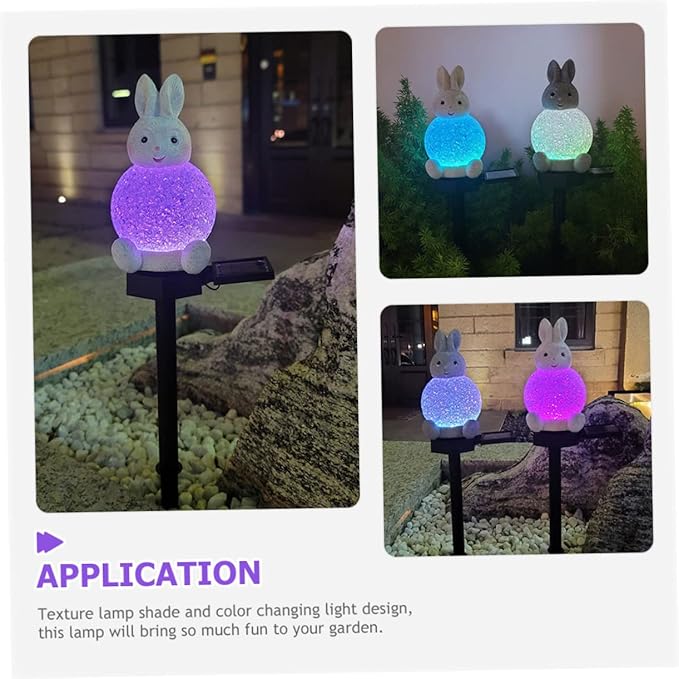 ibasenice Solar Garden Light Led Outdoor Decor Colorful Solar Pathway Light for Gardens Yards and Patios High-Efficiency Charging and Rated
