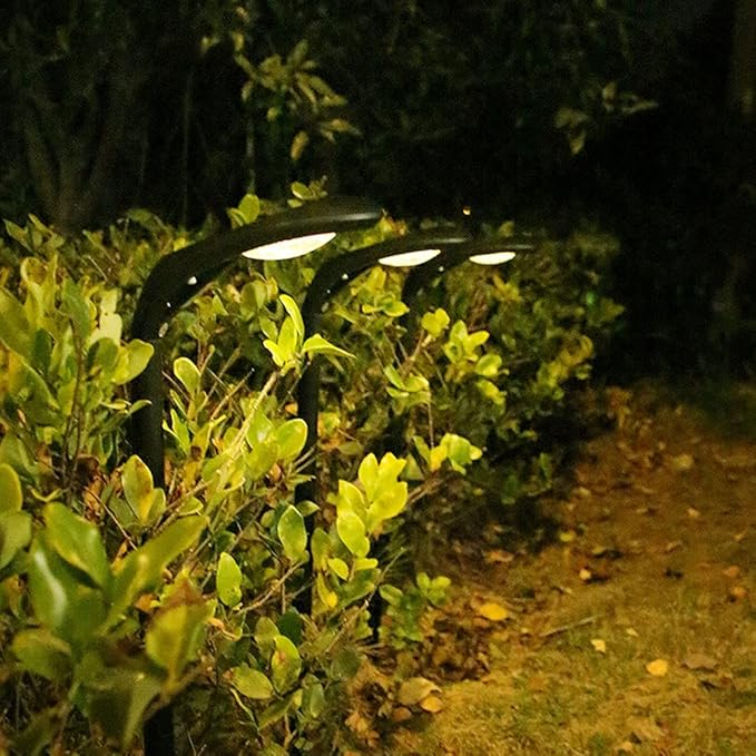 2 Pack Solar Pathway Lights Outdoor Waterproof 12 LED Solar Lights Solar Yard Lights for Garden Patio Yard Landscape Pathway Lawn