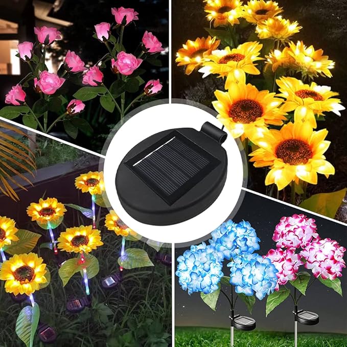 Solar Lantern Top LED Panel Lantern Lid Lights Replacement Part for Outdoor Flower DIY Solar Flower Lights Garden | Lumora