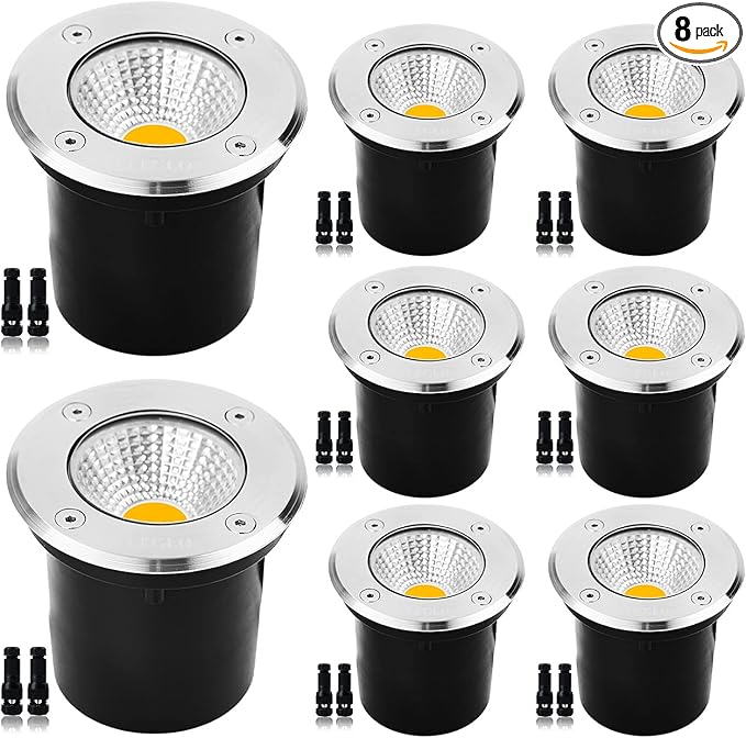 9W Led Well Lights, Low Voltage Landscape Light,12V/24V Landscape Lighting,IP67 Waterproof Outdoor in-Ground Light | Lumora