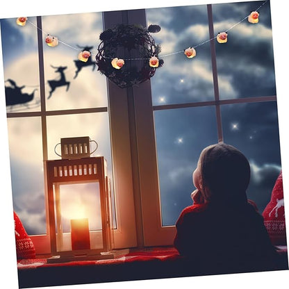 Zerodeko 1set Led Sheep String Lights Cute Animal Design for Festive Decoration Warm White for Parties and Home Decor Battery Not Included