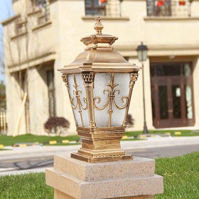 Post Lights Housing Decoration Stigma Lamp Outdoor Pillar Lighting Waterproof Courtyard Landscape Pillar Lamp | Lumora