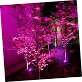 Uonlytech 2pcs Led Solar Garden Path Lights Ground Plug RGB Landscape Spotlights Outdoor Patio Lighting No Wiring | Lumora