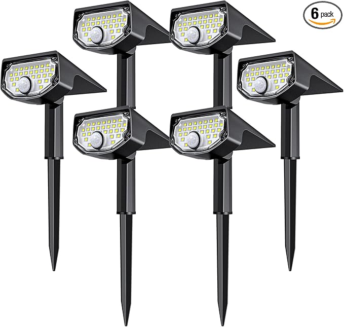 AloftSun Solar Motion Sensor Outdoor Lights,Waterproof Motion Sensor Spot Lights- 30 LED/3 Modes Solar Powered | Lumora